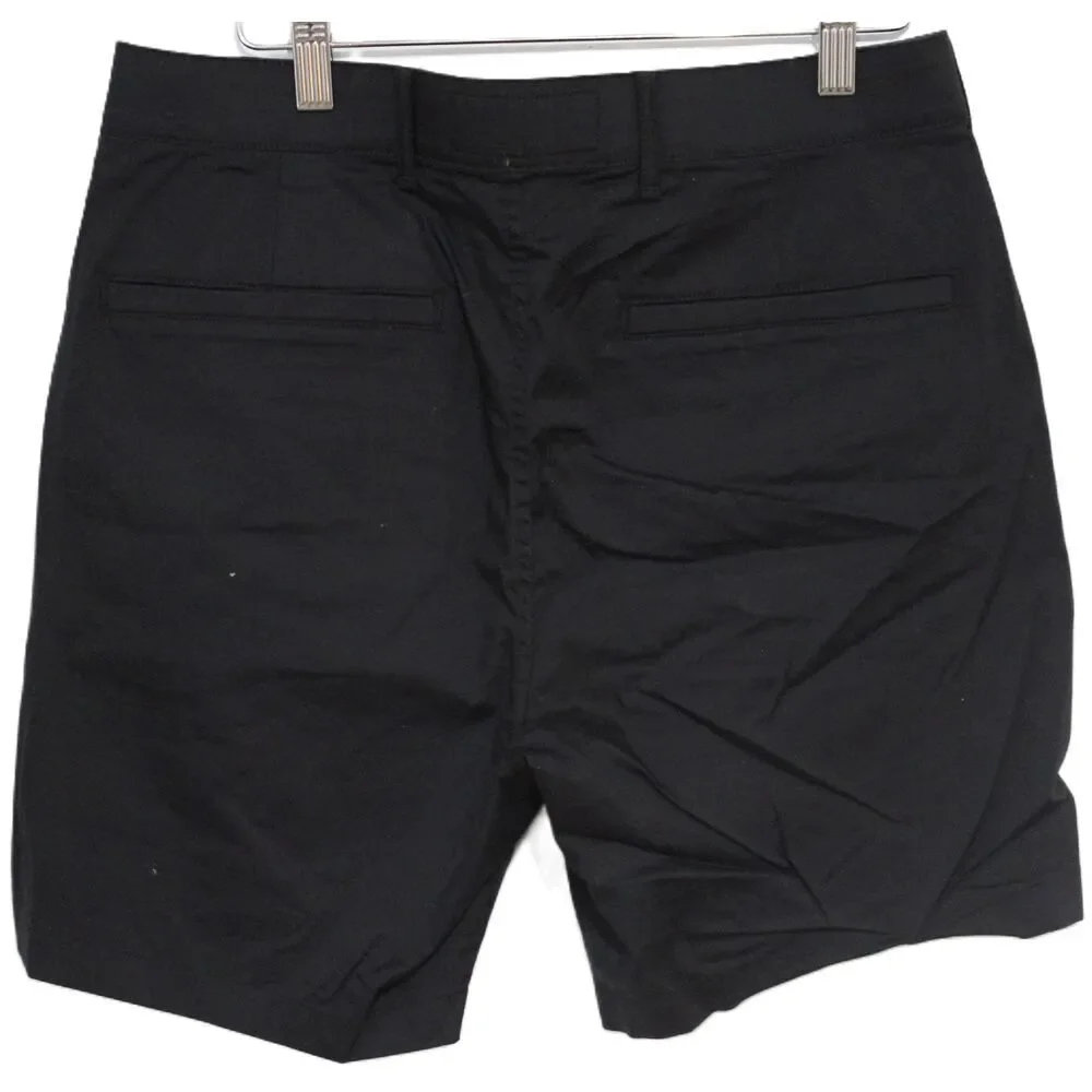 Womens Abercrombie & Fitch All Day Short Black Cotton Stretch Chino Shorts Sz 31